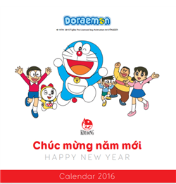 Lịch bàn - Doraemon (Bính Thân 2016)